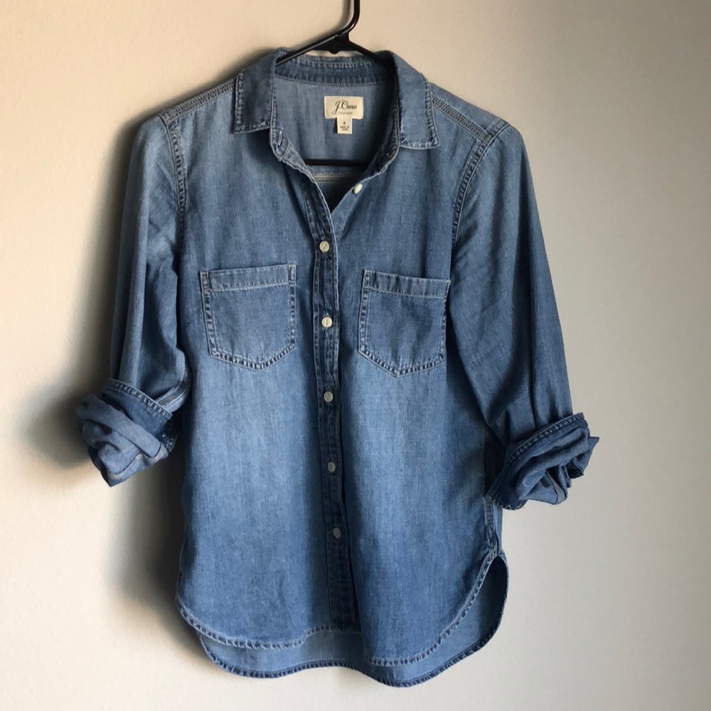 Chambray button up